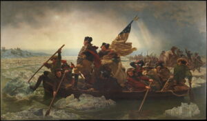 Emanuel Leutze: Washington Crossing the Delaware, 1851 (New York: Metropolitan Museum)