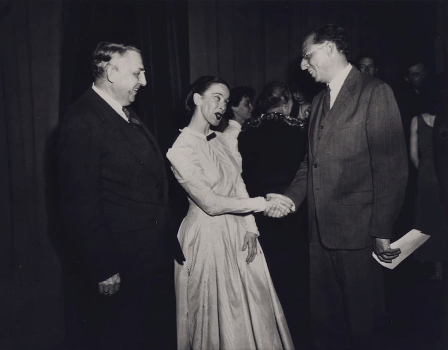 Martha Graham's meeting with composer Aaron Copland, 1944