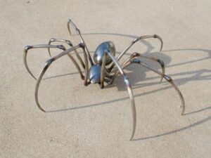 Ken Neiderer: Metal Spider Sculpture