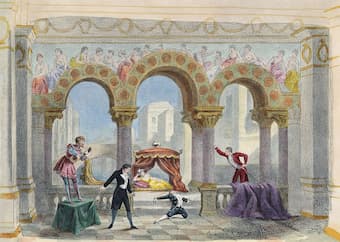 Giulietta act from the 1881 première of Jacques Offenbach's Les contes d'Hoffmann