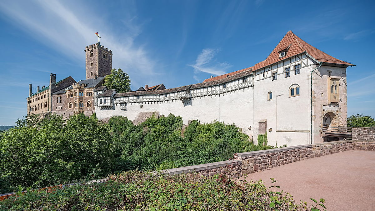Wartburg castle in Thuringia