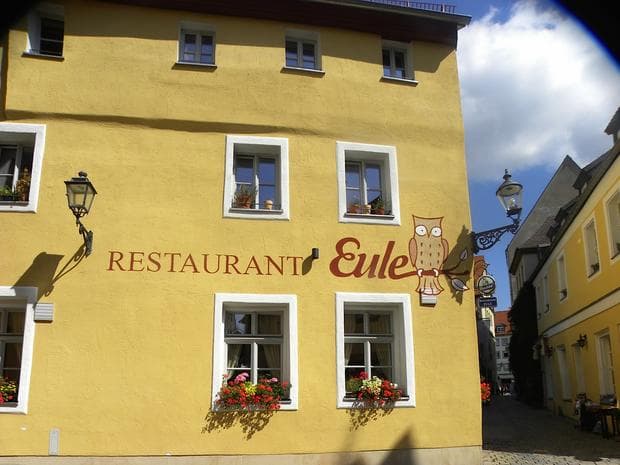 The “Eule” restaurant in Bayreuth where one can order the favourite dish of composer Richard Wagner