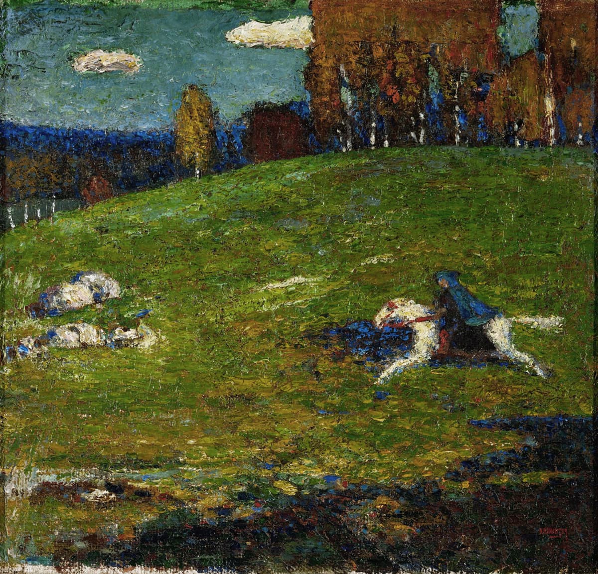 Wassily Kandinsky: Der Blaue Reiter (The Blue Rider), 1903 (private collection)