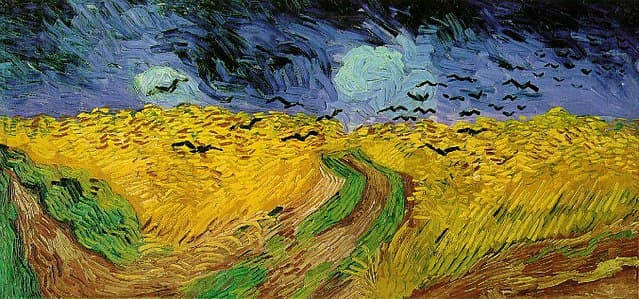 Vincent van Gogh: Wheat field with Crows, 1890 (Van Gogh Museum)