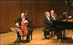 Miklós Perényi and András Schiff performing together