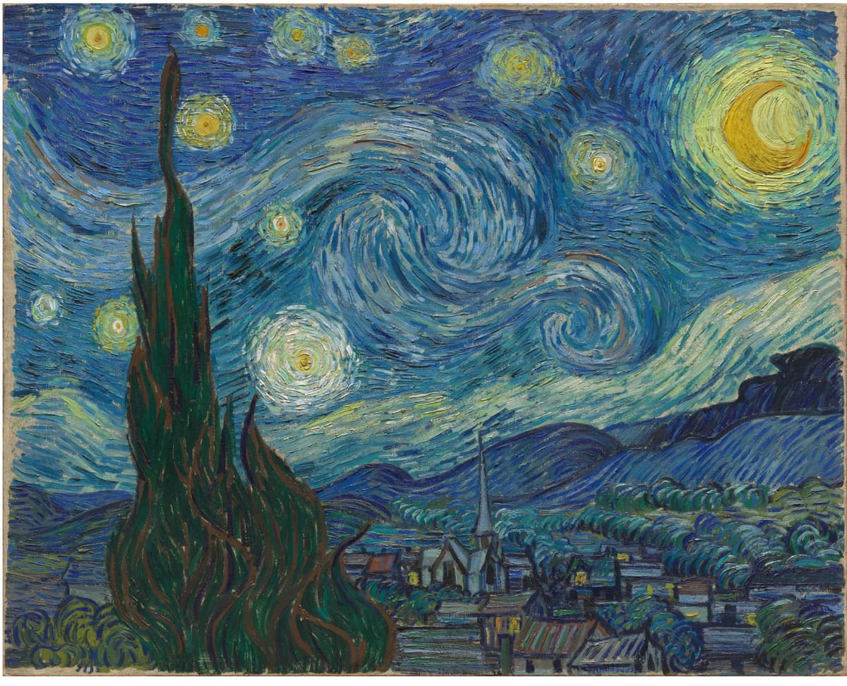 Vincent van Gogh: The Starry Night, 1889 (MoMA)