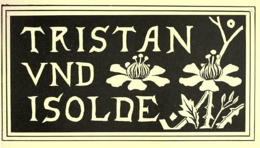 Beardsley: Design from the cover of ‘Tristan und Isolde’