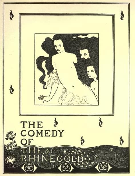Beardsley: Frontispiece to ‘The Comedy of the Rhinegold’, 1896 (The Savoy, 8)