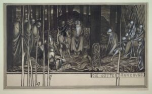 Beardsley: Die Götterdämmerung, 1892 (Princeton University Library)