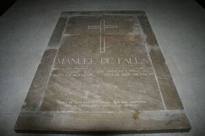 Manuel de Falla's grave