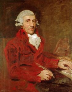 Portrait of composer Joseph Haydn in London