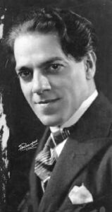 Black and white photo of composer Heitor Villa-Lobos c. 1922