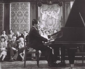 Photo of Dinu Lipatti's last recital by Michel Meusy