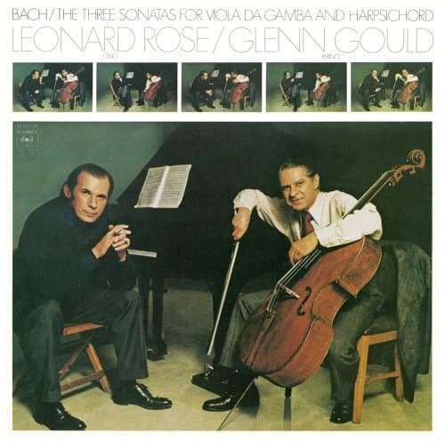Recording cover of Leonard Rose and Glenn Gould on Beethoven's Cello Sonatas
