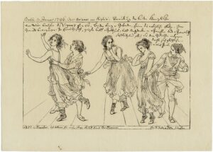Johann Gottfried Schadow: Sketch for the opera Ariana by Righini (Berlin, 1796)