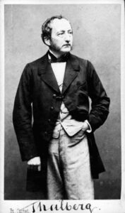 Black and white photo of Sigismund Thalberg