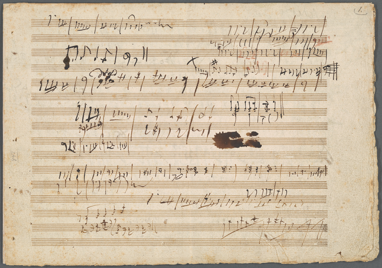 Sketches for Beethoven's Archduke Trio