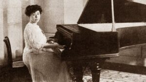 Marguerite Long at the piano