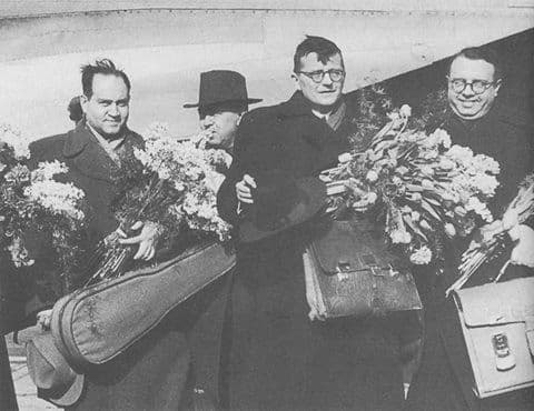 David Oistrakh, Shostakovich and Lev Oborin