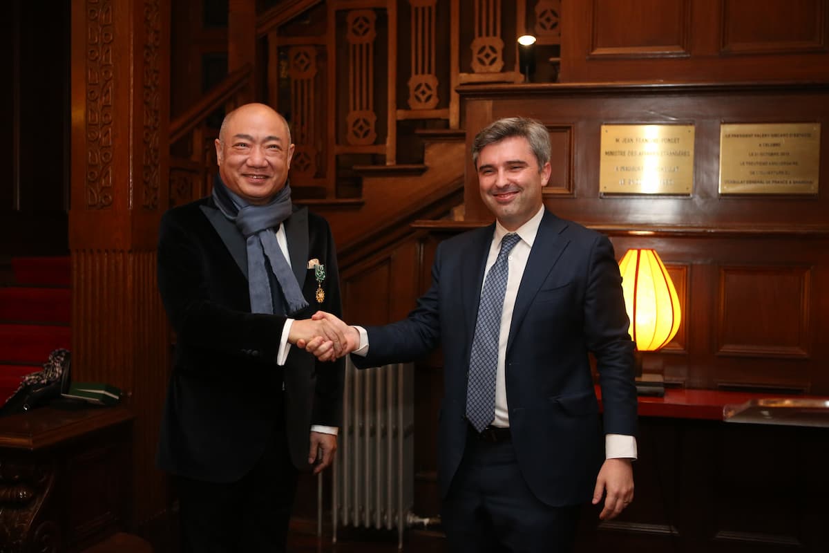 Maestro Xu Zhong was awarded Officier de l’Ordre des Arts et des Lettres by the French government