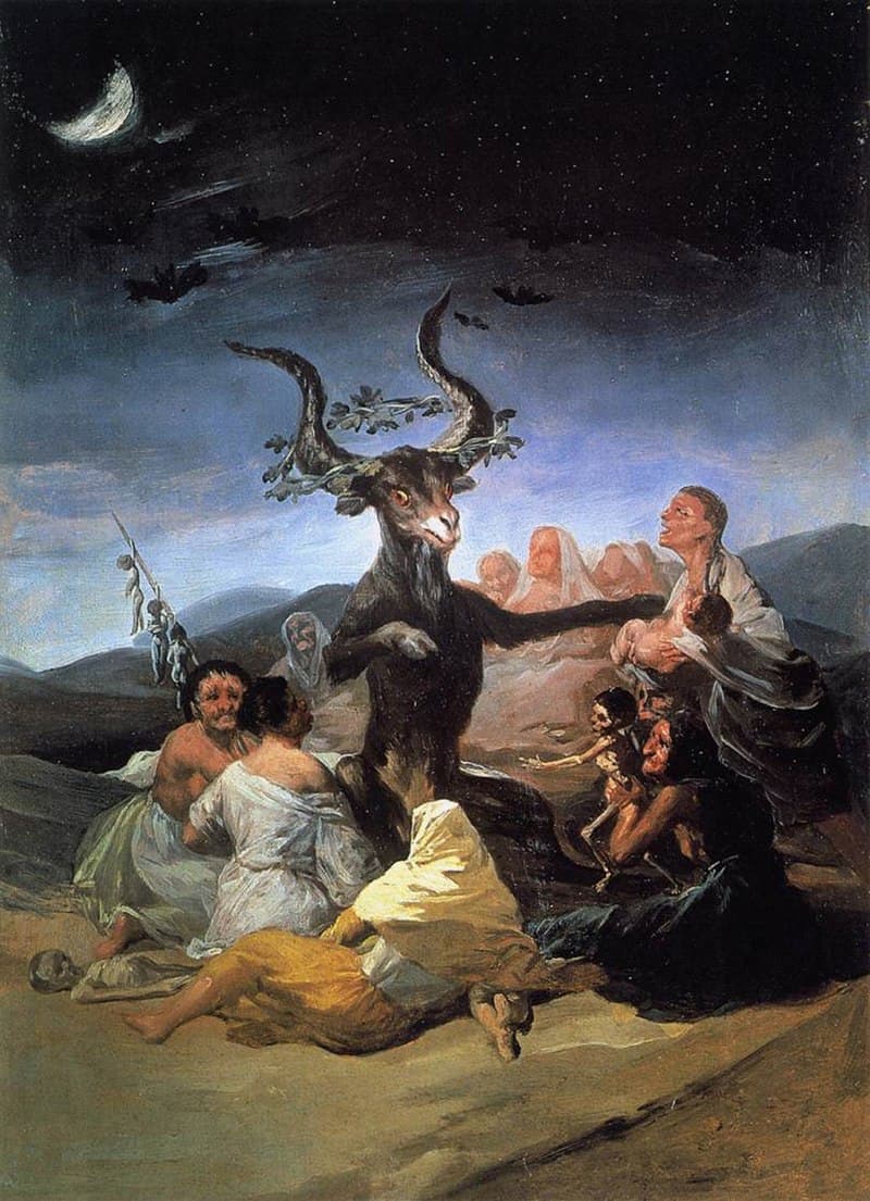 Goya: Witches’ Sabbath, 1798 (Madrid, e Museo Lázaro Galdiano)