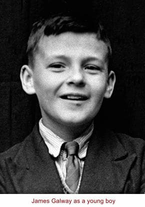 James Galway as a boy