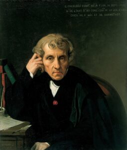 Portrait of Luigi Cherubini by Jean Auguste Dominique Ingres