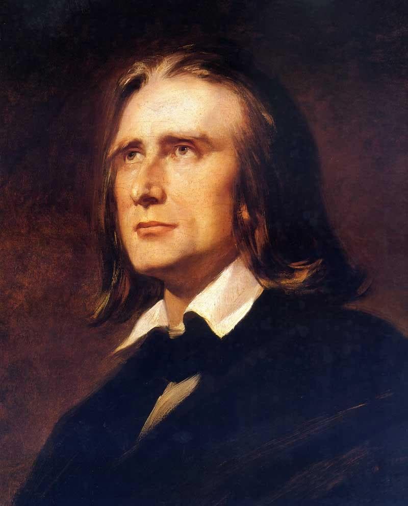 Portrait of Franz Liszt by Wilhelm von Kaulbach