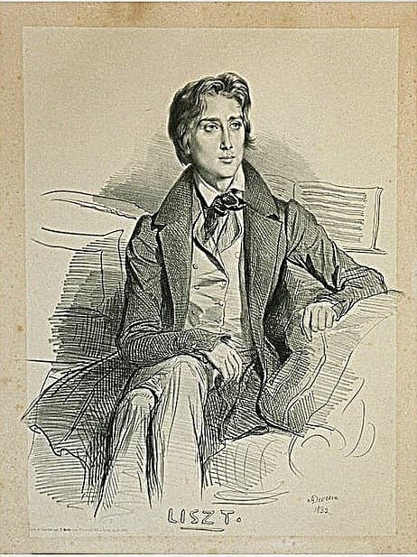 Portrait of Franz Liszt, 1832