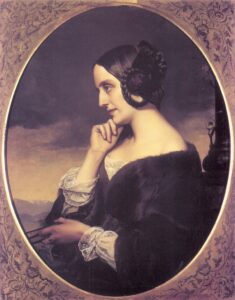 Portrait of Marie d'Agoult by Henri Lehmann, 1843