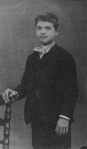 Pablo Casals at the age of 11