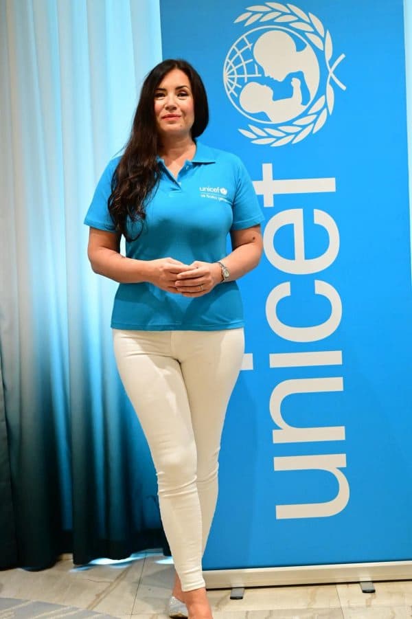 Sonya Yoncheva as Unicef Ambassador