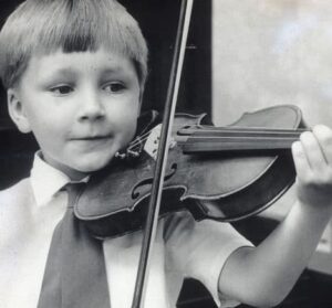 The young Nigel Kennedy