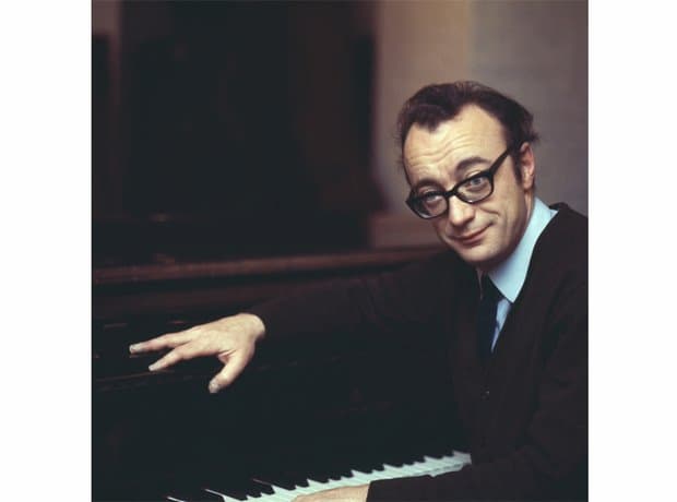 Alfred Brendel at the piano