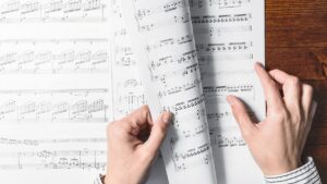 Taking closer look at music scores