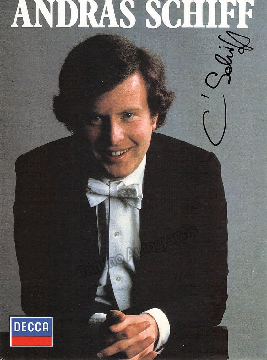 András Schiff's autograph