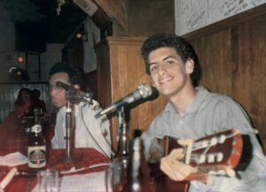 Juan Diego Flórez playing the guitar, 1987