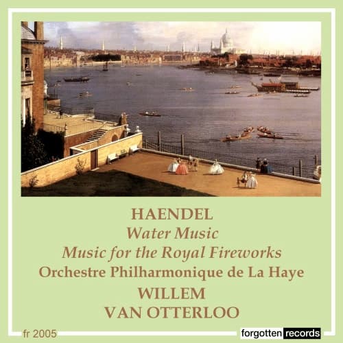 Album cover of a 1957 recording Handel’s Water Music