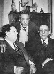 Milhaud, Cocteau and Poulenc in later years