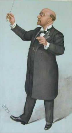 Violinist Sir Alexander Campbell Mackenzie