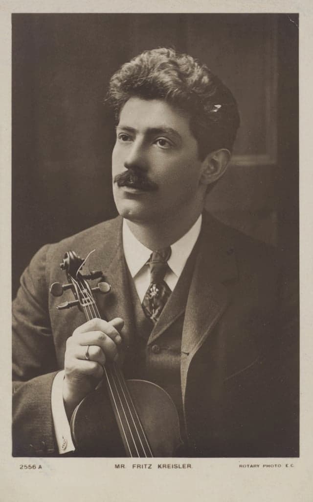 Violinist Fritz Kreisler