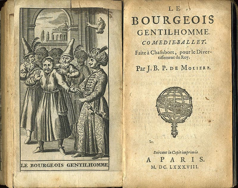 Molière's Le Bourgeois gentilhomme, 1688