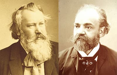 Johannes Brahms and Antonín Dvořák