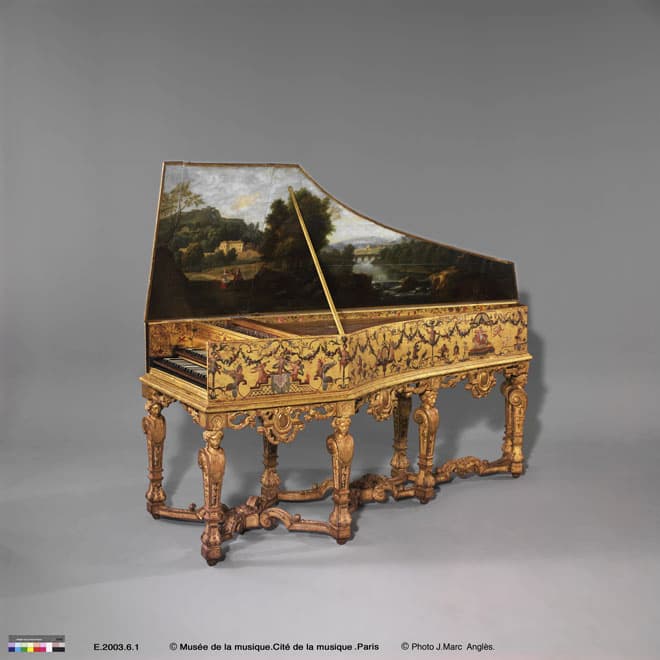Harpsichord, Ioannes Couchet, 1652, renovated 1701 (Paris: Music Museum at the Philharmonie)