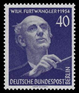 A Berlin stamp featuring Wilhelm Furtwängler