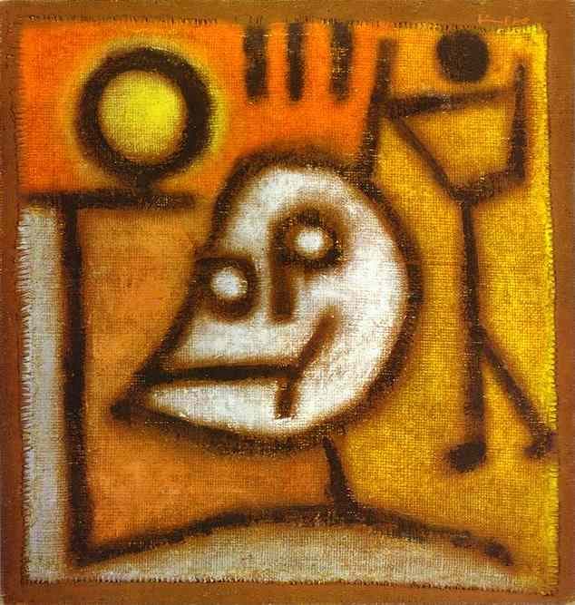 Klee: Tod und Feuer (Death and Fire), 1940, Zentrum Paul Klee, Switzerland
