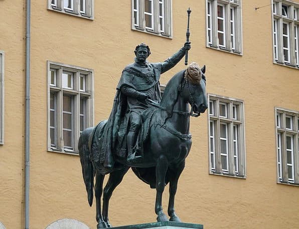 Statue of Ludwig I, king of Bavaria from 1825 until 1848
