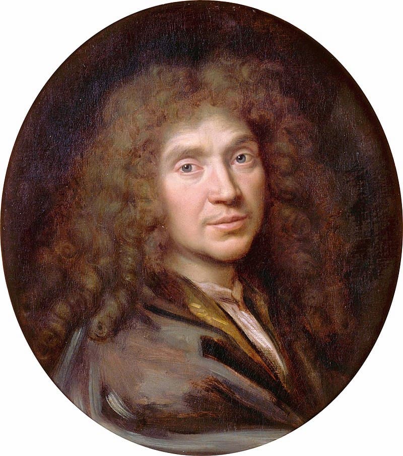 Portrait of Jean-Baptiste Poquelin (Molière) by Pierre Mignard