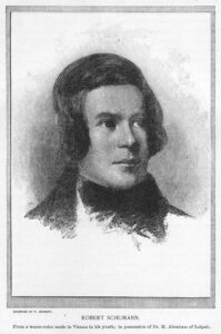 Robert Schumann in youth