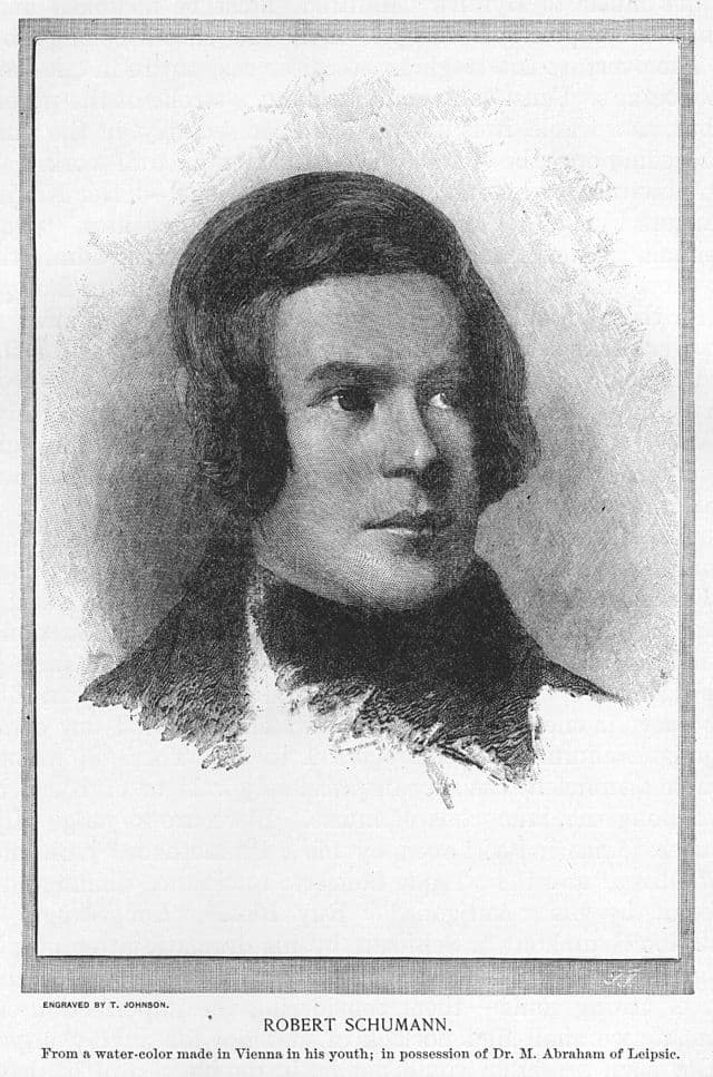 Robert Schumann in youth